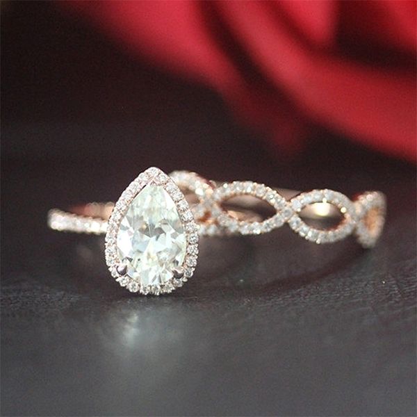 solitaire ring wedding rings unique d color 10ct 5x8mm pear cut moissanit engagement set solid 14k rose gold match band for women 220829, Golden;silver
solitaire ring wedding rings unique d color 10ct 5x8mm pear cut moissanit engagement set solid 14k rose gold match band for women 220829, Golden;silver
