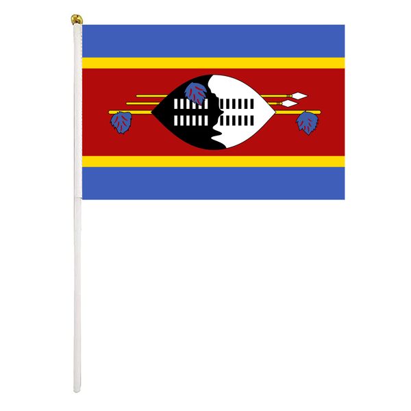 swaziland handheld flag 14x21 cm polyester mini hand waving flags with plastic flagpoles for festival events celebration
swaziland handheld flag 14x21 cm polyester mini hand waving flags with plastic flagpoles for festival events celebration