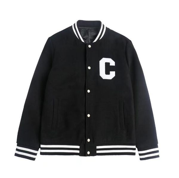 new fashion baseball jacket men women blue hip hop streetwear patchwork varsity jackets loose bomber college coats unisex, Black;brown
new fashion baseball jacket men women blue hip hop streetwear patchwork varsity jackets loose bomber college coats unisex, Black;brown