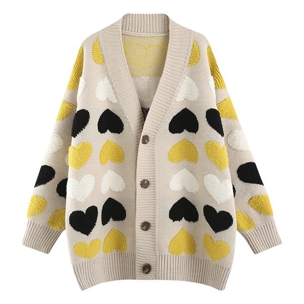 women's fur faux fur loose love women cardigan sweater for fallwinter lazy style thick korean fashion long knitted jacket 220826, Black
women's fur faux fur loose love women cardigan sweater for fallwinter lazy style thick korean fashion long knitted jacket 220826, Black