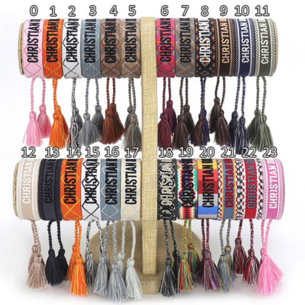 brand luxury braided bracelet adjustable woven friendship bangle for womens mens designer letter embroidery rope bracelets jewelry gift code, Golden;silver
brand luxury braided bracelet adjustable woven friendship bangle for womens mens designer letter embroidery rope bracelets jewelry gift code, Golden;silver