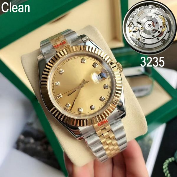 v11 mens luxury watches gold mixed silver 126331 clean factory datejust eta3235 automatic movement waterproof watch 904l original clasp with, Slivery;brown
v11 mens luxury watches gold mixed silver 126331 clean factory datejust eta3235 automatic movement waterproof watch 904l original clasp with, Slivery;brown