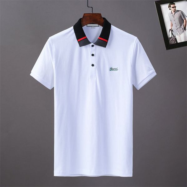designer men's polo t shirt shirts short sleeve fashion casual mens t-shirt polos tee hc51, White;black
designer men's polo t shirt shirts short sleeve fashion casual mens t-shirt polos tee hc51, White;black