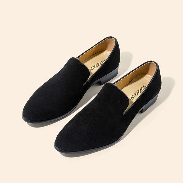 Loafers Dress Shoes Men Slip-on Pointy Suede Lazy Black Blue Breathable Handmade Fashion, Clear
Loafers Dress Shoes Men Slip-on Pointy Suede Lazy Black Blue Breathable Handmade Fashion, Clear