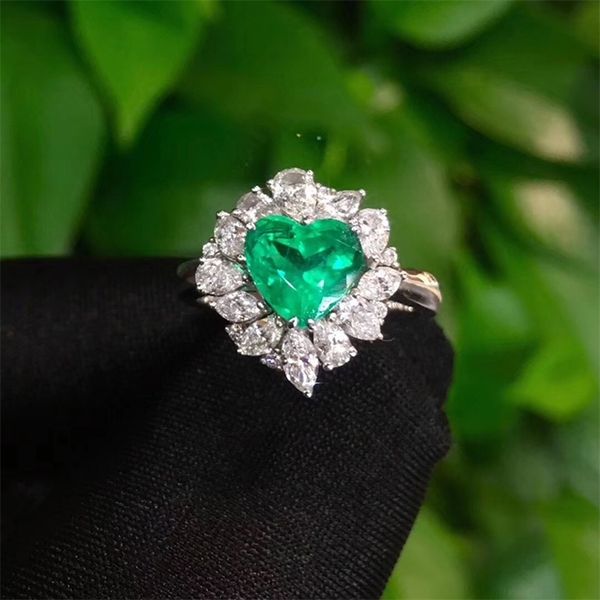 solitaire ring wedding rings fine jewelry real 18k yellow gold 141ct heart colombia emerald ring natural diamond for men and women party 220, Golden;silver
solitaire ring wedding rings fine jewelry real 18k yellow gold 141ct heart colombia emerald ring natural diamond for men and women party 220, Golden;silver