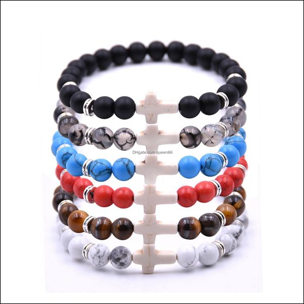 beaded strands 10pc/set factory wholesale custom lucky howlite stone handmade cross charm beaded bracelet dhseller2010 dhvin, Black
beaded strands 10pc/set factory wholesale custom lucky howlite stone handmade cross charm beaded bracelet dhseller2010 dhvin, Black