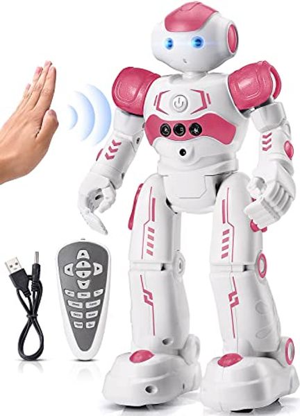 Smart Gesture Sensing RC Toy - Programmable Dancing, Singing, Walking Robot Gifts for Kids, 2024 Version, Blue
Smart Gesture Sensing RC Toy - Programmable Dancing, Singing, Walking Robot Gifts for Kids, 2024 Version, Blue