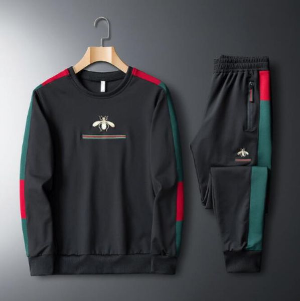 mens letter printed bee embroidery tracksuit hooded sweatshirt sets hip hop joggers zipper pullover hoodies and trouser man streetwear s-4x, Gray
mens letter printed bee embroidery tracksuit hooded sweatshirt sets hip hop joggers zipper pullover hoodies and trouser man streetwear s-4x, Gray