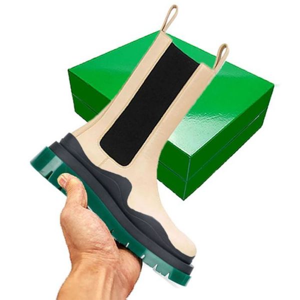 cream/green women man bottega boots luxury tire lean leather chelsea women's booties men lug platform chunky shoes lady knight low boot, Black
cream/green women man bottega boots luxury tire lean leather chelsea women's booties men lug platform chunky shoes lady knight low boot, Black