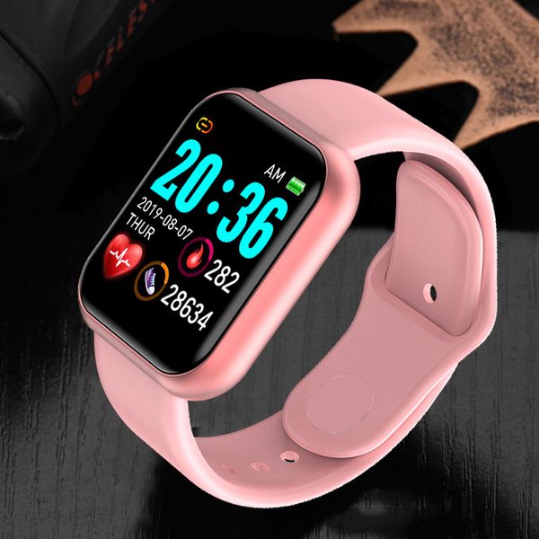 children watches y68 smart watch color screen sport activity running tracker heart rate digital electronic watch connected watch child, Blue
children watches y68 smart watch color screen sport activity running tracker heart rate digital electronic watch connected watch child, Blue