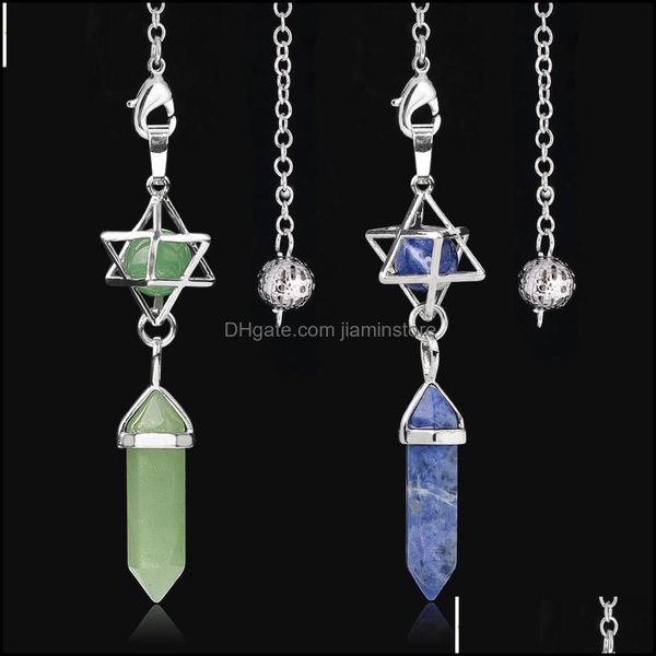 pendant necklaces natural stone hexagonal column pendum for dowsing wicca pointed crystal pillar simple pendums reiki pe dhseller2010 dhdt6, Silver
pendant necklaces natural stone hexagonal column pendum for dowsing wicca pointed crystal pillar simple pendums reiki pe dhseller2010 dhdt6, Silver