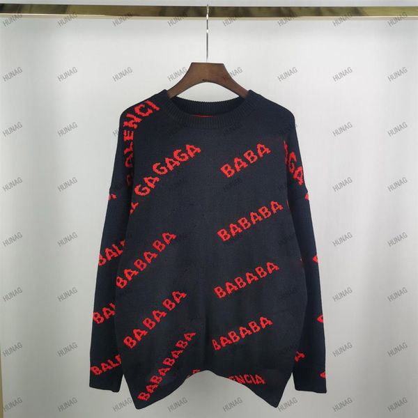 men's designers sweater allover printed lettering cotton knit crewneck tech fleeces sweaters men women tech fleece le262p, White;black
men's designers sweater allover printed lettering cotton knit crewneck tech fleeces sweaters men women tech fleece le262p, White;black