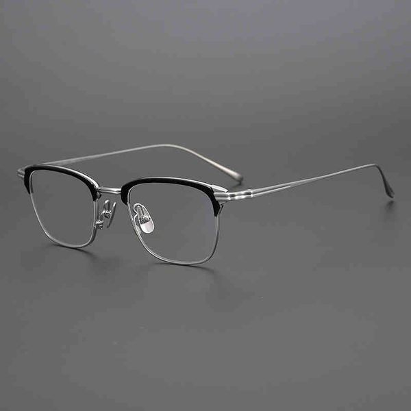 sunglasses handmade titanium eyeglasses ultralight men square glasses frame prescription myopia women gafas spectacles oculos de, White;black
sunglasses handmade titanium eyeglasses ultralight men square glasses frame prescription myopia women gafas spectacles oculos de, White;black