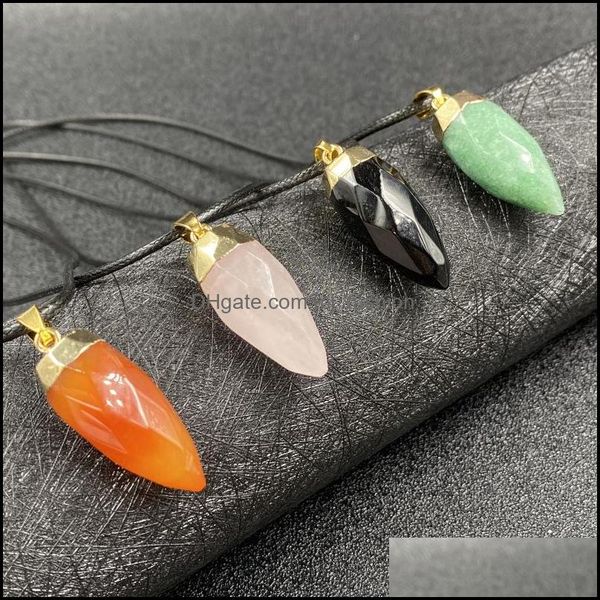 pendant necklaces cone prism pendum reiki healing crystal energy stone quartz pendant necklaces fashion women men jewelry w mjfashion dh8l9, Silver
pendant necklaces cone prism pendum reiki healing crystal energy stone quartz pendant necklaces fashion women men jewelry w mjfashion dh8l9, Silver