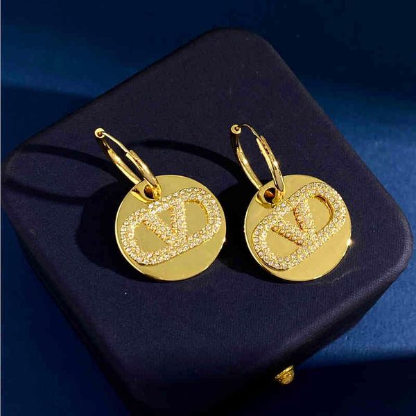 dangle & chandelier fashion stud earrings metal texture diamond letter glossy round brass gold plated jewelry, Silver
dangle & chandelier fashion stud earrings metal texture diamond letter glossy round brass gold plated jewelry, Silver