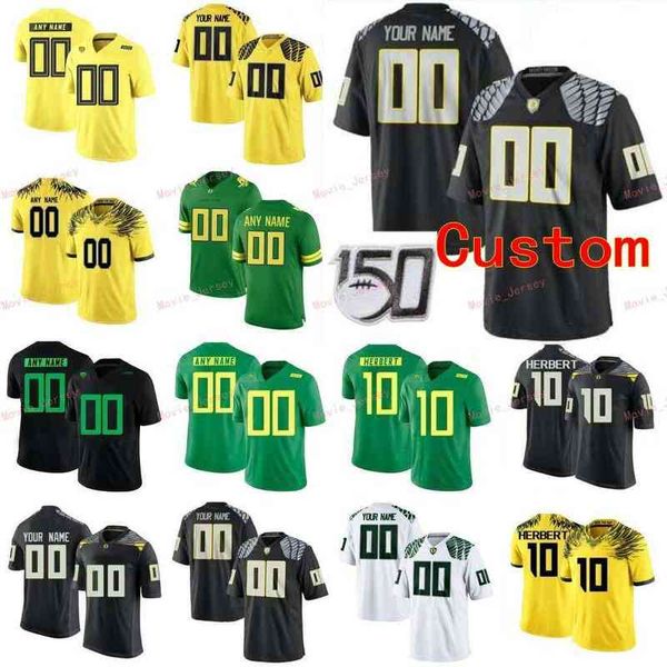 american college football wear stitched custom 10 justin herbert 18 spencer webb 21 lamichael james 21 royce an oregon ducks college women j, Black
american college football wear stitched custom 10 justin herbert 18 spencer webb 21 lamichael james 21 royce an oregon ducks college women j, Black