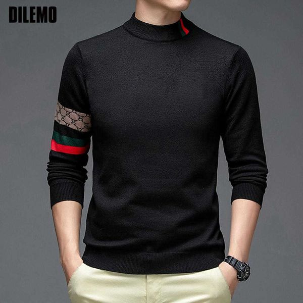 grade new autum winter half turtleneck designer fashion brand luxury knit men warm woolen sweater casual mens clothing 2022, White;black
grade new autum winter half turtleneck designer fashion brand luxury knit men warm woolen sweater casual mens clothing 2022, White;black
