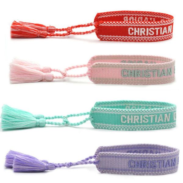 brand classic fashion bracelets chains jewelry bangles handmade embroidered link woven tassel adjustable women men lover gift chain bangle s, Black
brand classic fashion bracelets chains jewelry bangles handmade embroidered link woven tassel adjustable women men lover gift chain bangle s, Black