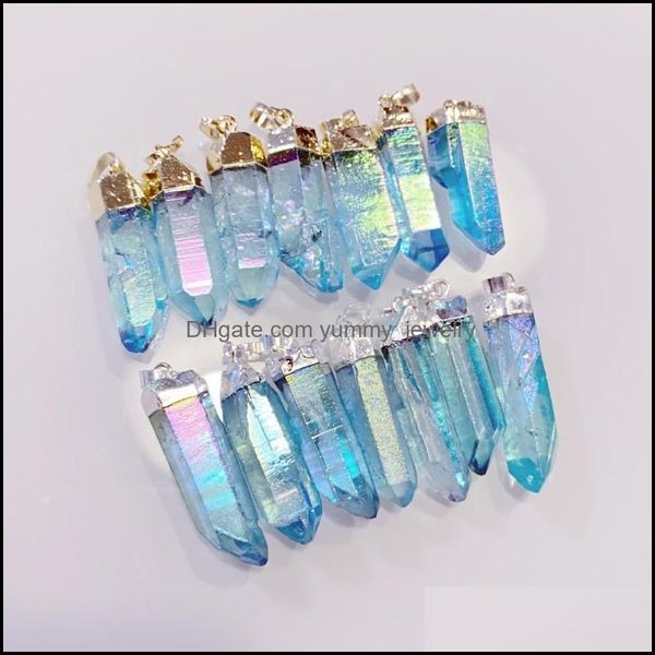 charms charms piece aqua blue angel aura quartz point pendant with sier plated gold healing crystal gemstone charm pendantcharms drop dhai7, Bronze;silver
charms charms piece aqua blue angel aura quartz point pendant with sier plated gold healing crystal gemstone charm pendantcharms drop dhai7, Bronze;silver