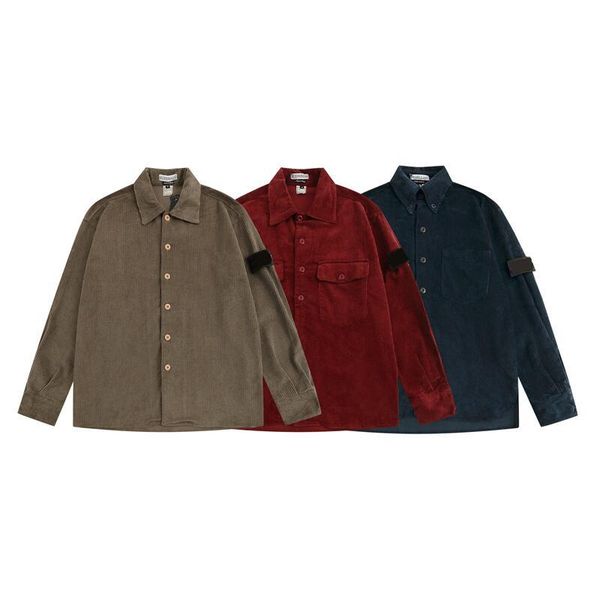 fashion men's casual shirts coat designer corduroy jacket outdoor spring and autumn clothing, White;black
fashion men's casual shirts coat designer corduroy jacket outdoor spring and autumn clothing, White;black