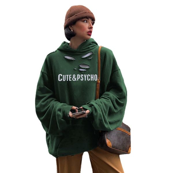 new european and american beggar style hoodies ripped hooded david coat letter print coat, Black
new european and american beggar style hoodies ripped hooded david coat letter print coat, Black