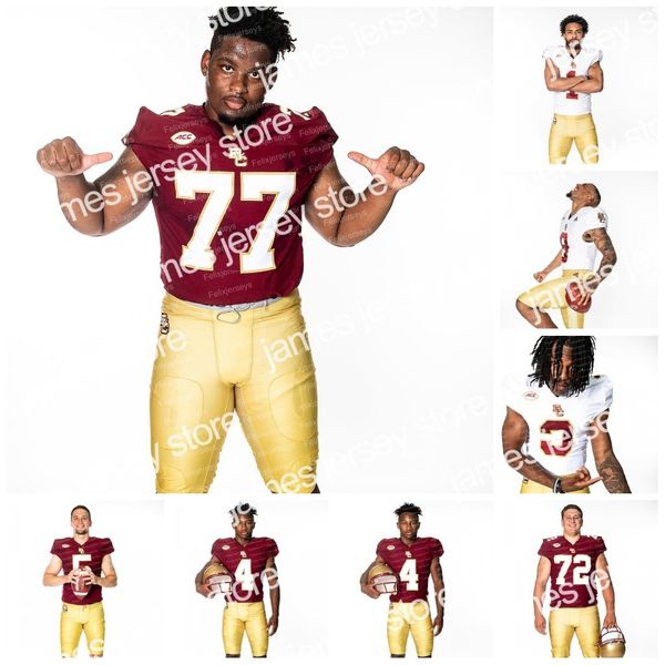 american college football wear 2021 boston college football ncaa jersey phil jurkovec daelen menard matthew rueve dennis grosel aaron boumer, Black
american college football wear 2021 boston college football ncaa jersey phil jurkovec daelen menard matthew rueve dennis grosel aaron boumer, Black