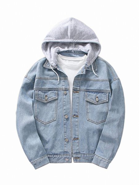 women's jackets colorblock flap pocket drawstring hooded denim jacket without tee c7x9#, Black;brown
women's jackets colorblock flap pocket drawstring hooded denim jacket without tee c7x9#, Black;brown