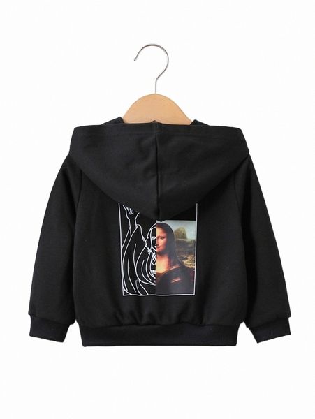 others apparel toddler girls zip up hoodie 2022 new b1mm#, Black;white
others apparel toddler girls zip up hoodie 2022 new b1mm#, Black;white