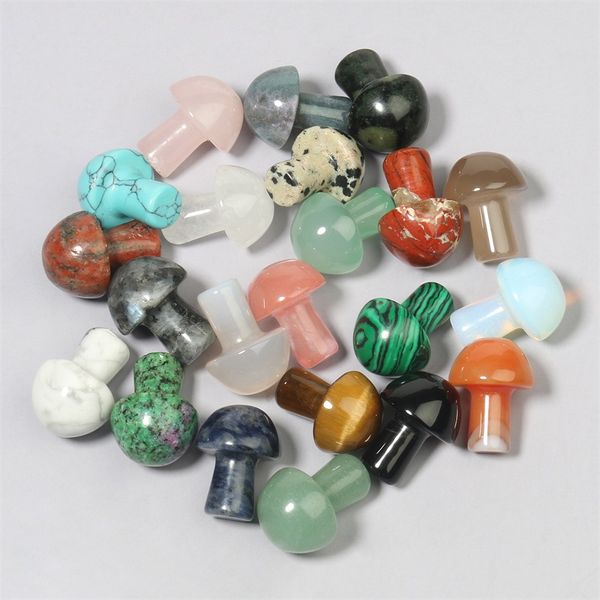 20mm mushroom statue stone natural gems hand carved decoration reiki healing quartz crystal gift room ornament plant trinket, Black
20mm mushroom statue stone natural gems hand carved decoration reiki healing quartz crystal gift room ornament plant trinket, Black