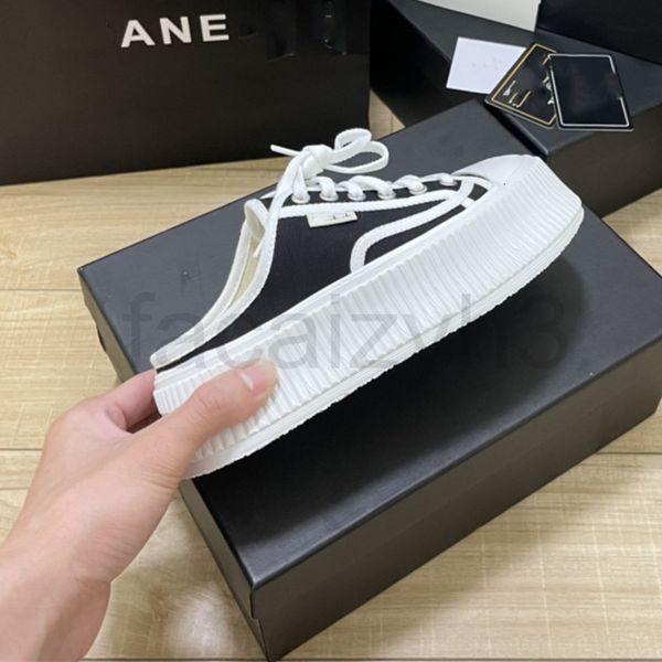dress shoes designer small fragrance canvas shoes women's 2022 spring and summer thick bottom half trailer leisure biscuit, Black
dress shoes designer small fragrance canvas shoes women's 2022 spring and summer thick bottom half trailer leisure biscuit, Black