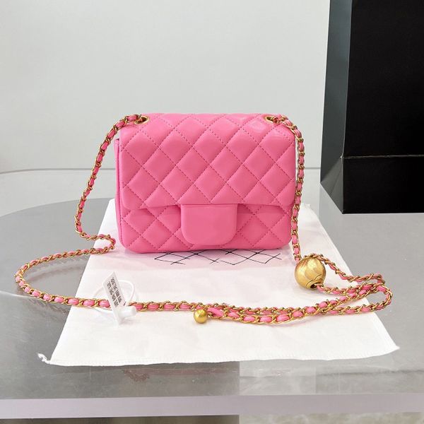 womens classic lambskin quilted flap bag mini square diamond hardware metal chain with gold ball crossbody sacoche french luxury multicolor
womens classic lambskin quilted flap bag mini square diamond hardware metal chain with gold ball crossbody sacoche french luxury multicolor