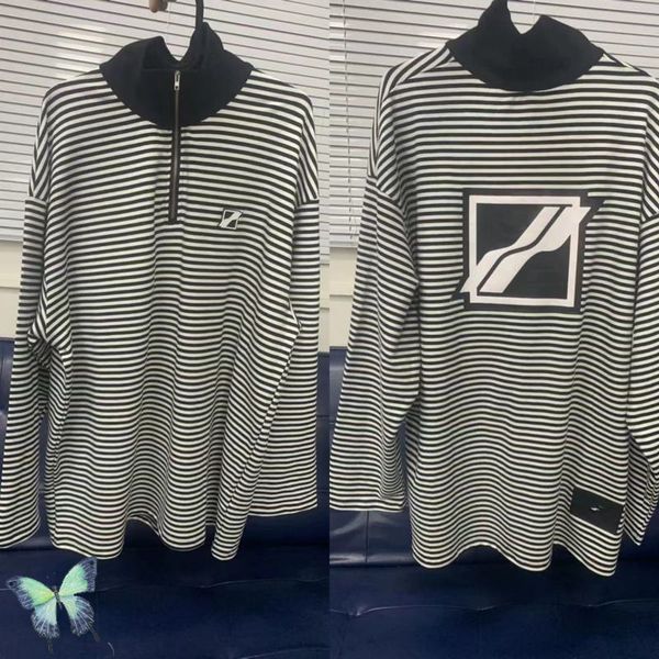 men's plus size sweatshirts loose half zip t-shirt black white stripe half turtleneck long sleeve sweatshirt, Black;brown
men's plus size sweatshirts loose half zip t-shirt black white stripe half turtleneck long sleeve sweatshirt, Black;brown