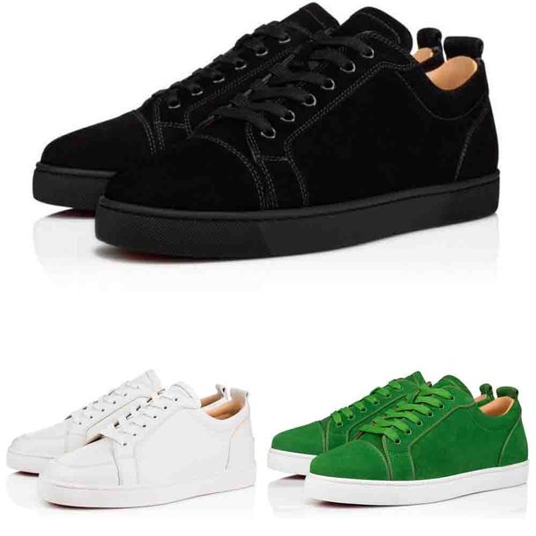women men casual shoes sneaker reds sole homme low sneakers louisflat junior spiked lace up black suede leather trainers with box
women men casual shoes sneaker reds sole homme low sneakers louisflat junior spiked lace up black suede leather trainers with box