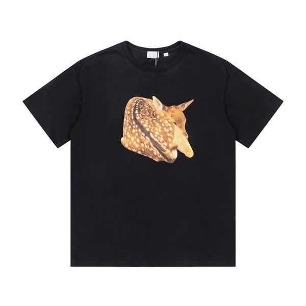2022 men and women deer tee printing short sleeve summer crew neck high version shirt design european, White;black
2022 men and women deer tee printing short sleeve summer crew neck high version shirt design european, White;black
