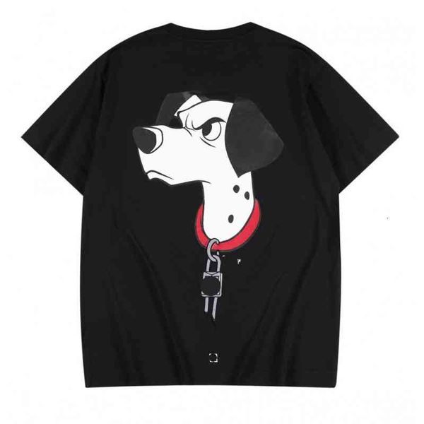 women's t shirt g summer fashionable letter back spot loyal dog embroidery round neck t shirt loose men and women's fashion, White
women's t shirt g summer fashionable letter back spot loyal dog embroidery round neck t shirt loose men and women's fashion, White