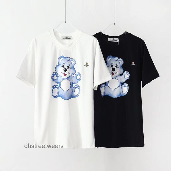 women's tee shirts 2022 spring and summer new short sleeve west vivian westwood saturn embroidered teddy bear loose casual round neck s, White
women's tee shirts 2022 spring and summer new short sleeve west vivian westwood saturn embroidered teddy bear loose casual round neck s, White