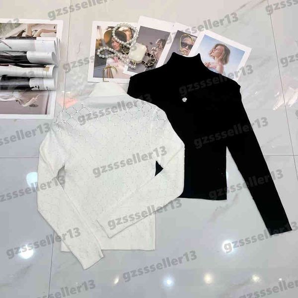 designer womens sweaters ch chest logo pattern pullover sweater fashion brand jacquard fabric turtleneck warm and comfortable autumn 0912, White;black
designer womens sweaters ch chest logo pattern pullover sweater fashion brand jacquard fabric turtleneck warm and comfortable autumn 0912, White;black