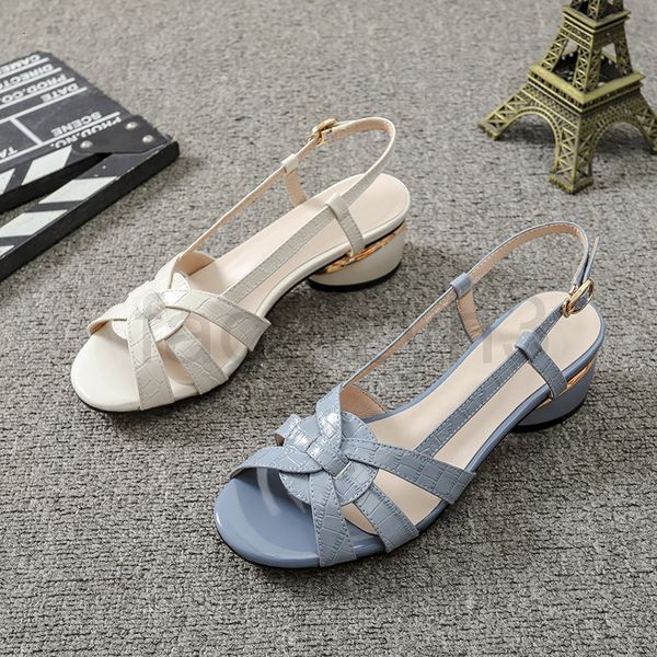 sandals designer summer roman sandals women's thick heels hollow fish mouth middle heel shoes, Black
sandals designer summer roman sandals women's thick heels hollow fish mouth middle heel shoes, Black