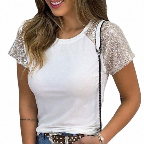 women's blouses & shirts women's blouses & shirts fashion women ladies short sleeve slim blouse summer o-neck casual clothing seq, White
women's blouses & shirts women's blouses & shirts fashion women ladies short sleeve slim blouse summer o-neck casual clothing seq, White