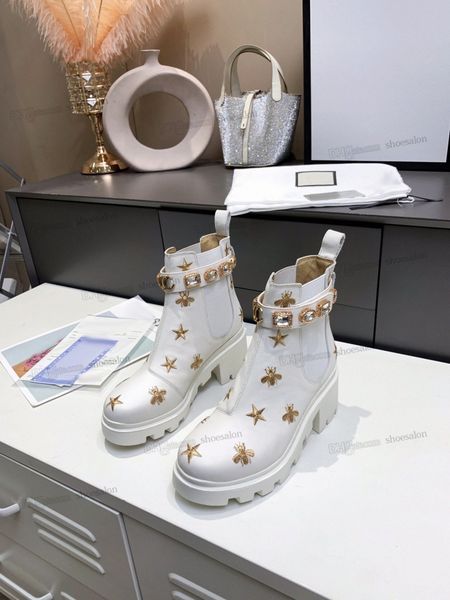 boots martin short boots embroidered cowhide ankle belt buckle metal women shoes classic thick heels leather designer shoe high heeled diamo, Black
boots martin short boots embroidered cowhide ankle belt buckle metal women shoes classic thick heels leather designer shoe high heeled diamo, Black