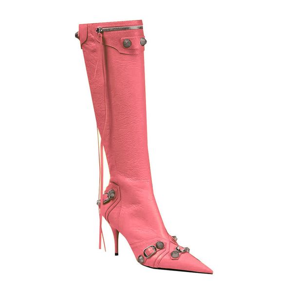 winter cagole designer boot for woman stiletto heels pointed toe rivets tassel martin knee high boots womens luxury booties eu45, Black
winter cagole designer boot for woman stiletto heels pointed toe rivets tassel martin knee high boots womens luxury booties eu45, Black