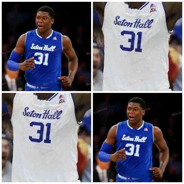college basketball wears stitched custom 30 asiah avent 32 darnell brodie 33 shavar reynolds 35 romaro gill 31 angel delgado seton hall pira, Black
college basketball wears stitched custom 30 asiah avent 32 darnell brodie 33 shavar reynolds 35 romaro gill 31 angel delgado seton hall pira, Black