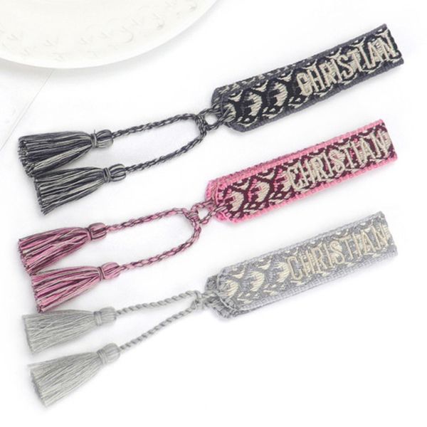 classic brand luxury embroidery bracelets fashion women men bangles friendship charm bracelet woven adjustable tassel vintage couple braided, Golden;silver
classic brand luxury embroidery bracelets fashion women men bangles friendship charm bracelet woven adjustable tassel vintage couple braided, Golden;silver