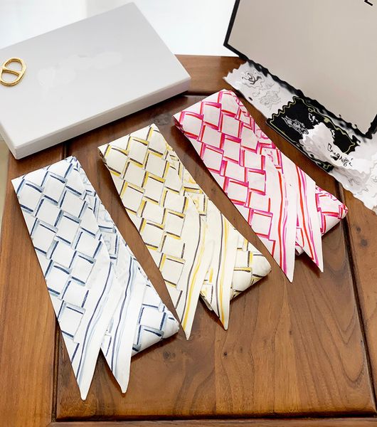 scarves classic mulberry silk letter hair band small silk scarf bag bandage printed high-end ribbon, Blue;gray
scarves classic mulberry silk letter hair band small silk scarf bag bandage printed high-end ribbon, Blue;gray