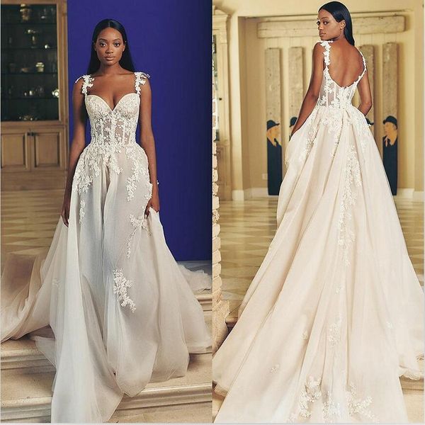 bohemia a line wedding dress illusion flowers appliques bride dresses backless fish bone bridal gowns formal, White
bohemia a line wedding dress illusion flowers appliques bride dresses backless fish bone bridal gowns formal, White