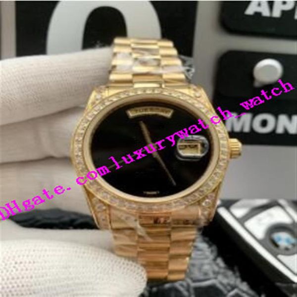 factory s men watch diamond bezel black dial gold stainless steel bracelet asia 2813 automatic luxury wristwatch 214i, Slivery;brown
factory s men watch diamond bezel black dial gold stainless steel bracelet asia 2813 automatic luxury wristwatch 214i, Slivery;brown