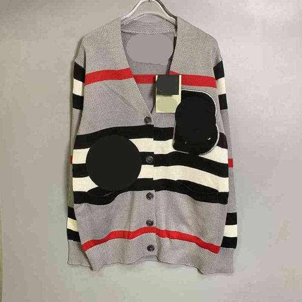 women's knits tees autumn and winter b fashionable v neck letter embroidered stripe knitted cardigan for women loose lazy wind thin blo, White
women's knits tees autumn and winter b fashionable v neck letter embroidered stripe knitted cardigan for women loose lazy wind thin blo, White