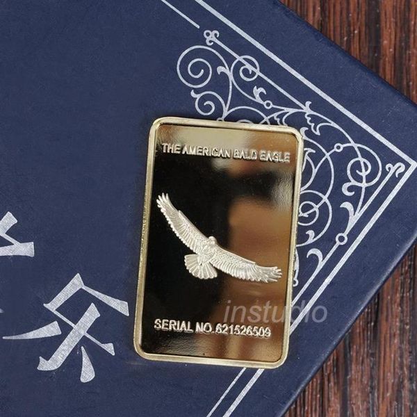 eagle gold-plated medallion decoration craft gift collection gold bar exquisite animal coin creative gift2759
eagle gold-plated medallion decoration craft gift collection gold bar exquisite animal coin creative gift2759