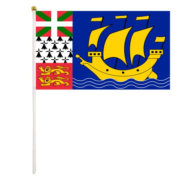 st pierre and miquelon handheld flag 14x21cm mini hand waving flag banner with plastic flagpole for office festival events celebration
st pierre and miquelon handheld flag 14x21cm mini hand waving flag banner with plastic flagpole for office festival events celebration