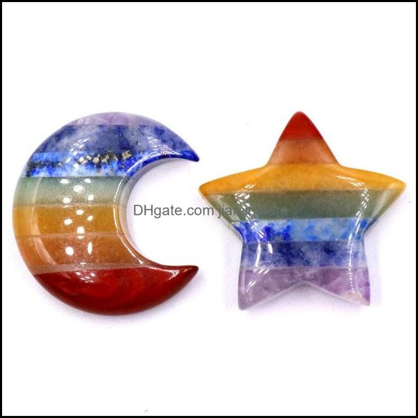 stone 30mm rainbow chakra stone carving sun moon star shape crystal healing meditation decoration ornaments crafts gift dhseller2010 dh5pn, Black
stone 30mm rainbow chakra stone carving sun moon star shape crystal healing meditation decoration ornaments crafts gift dhseller2010 dh5pn, Black